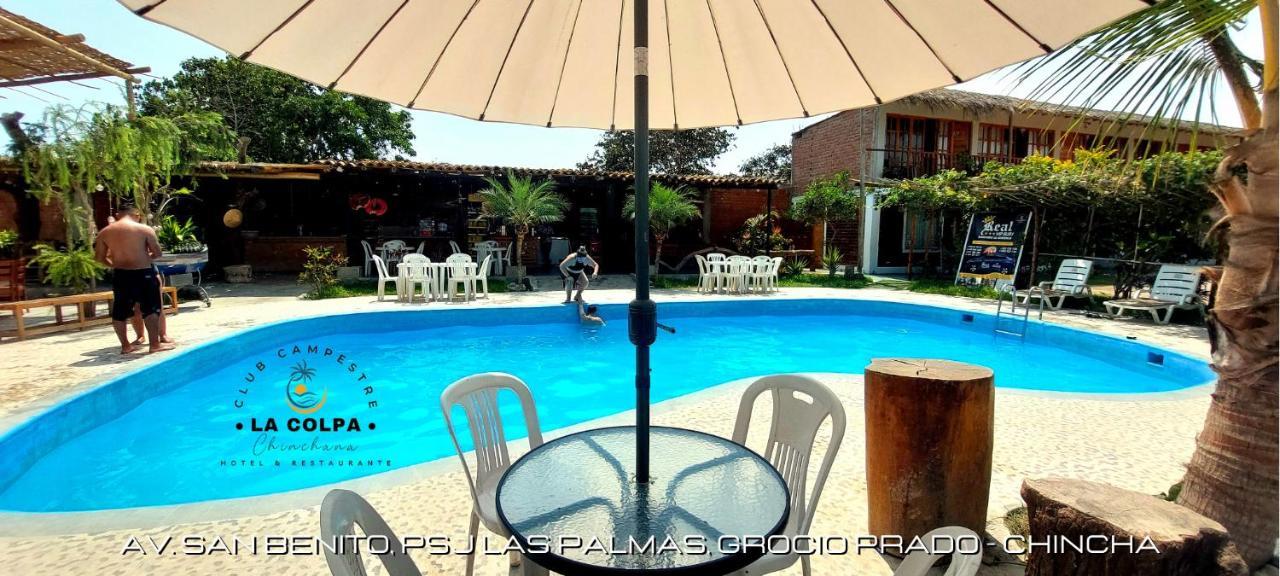 La Colpa Hotel Chincha Baja Eksteriør billede